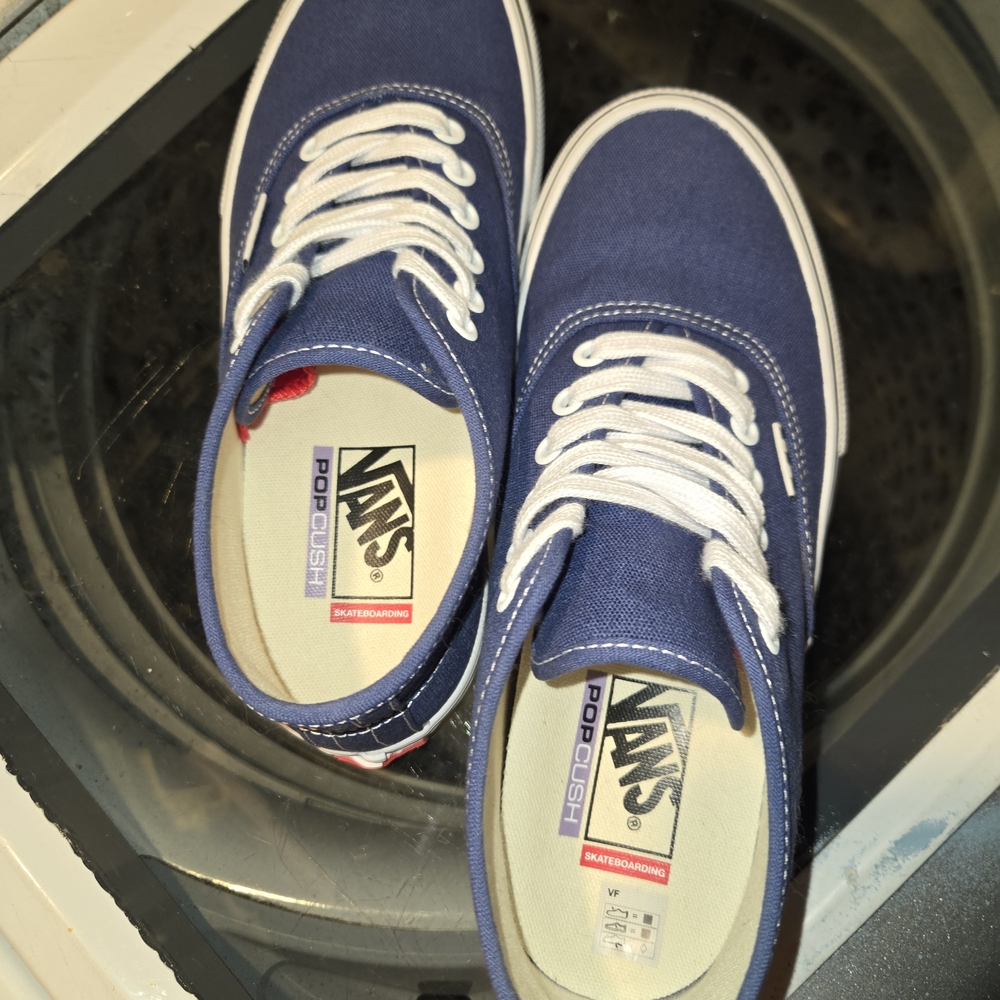 Vans Blue Canvas Sneakers